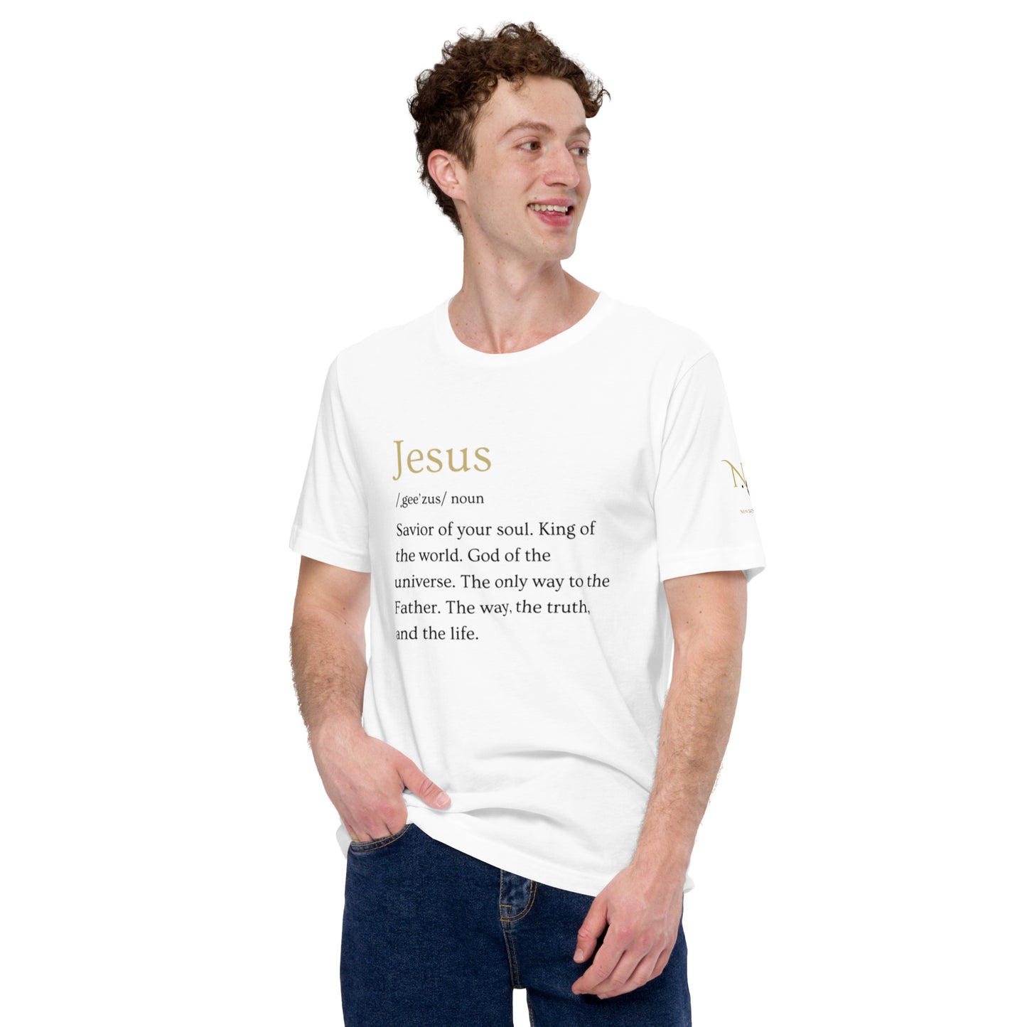 Definition Of Jesus (White) Unisex t-shirt