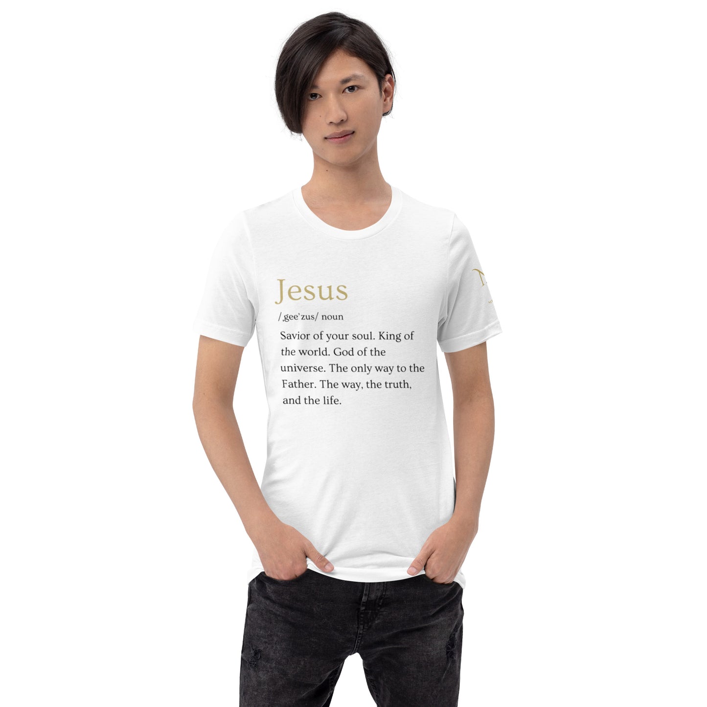 Definition Of Jesus (White) Unisex t-shirt