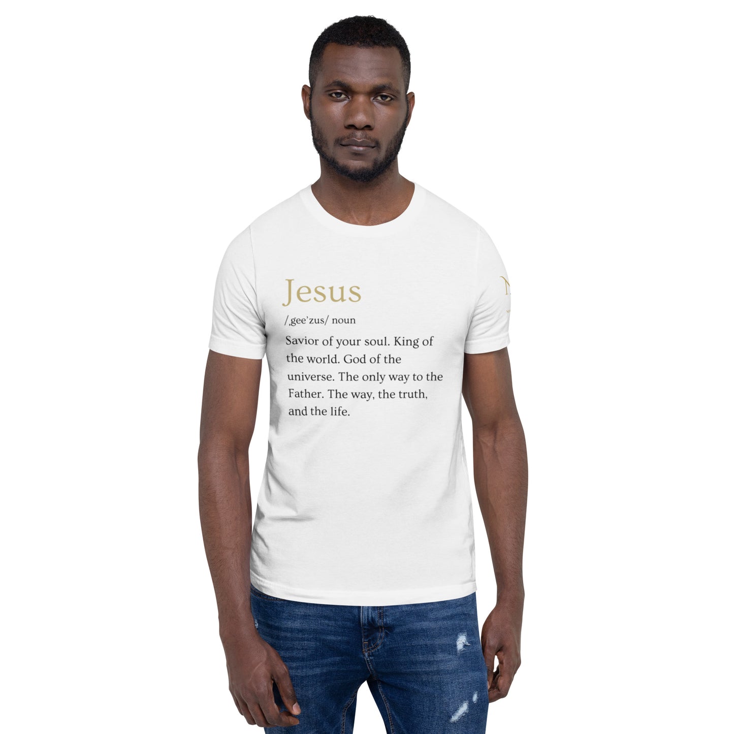 Definition Of Jesus (White) Unisex t-shirt