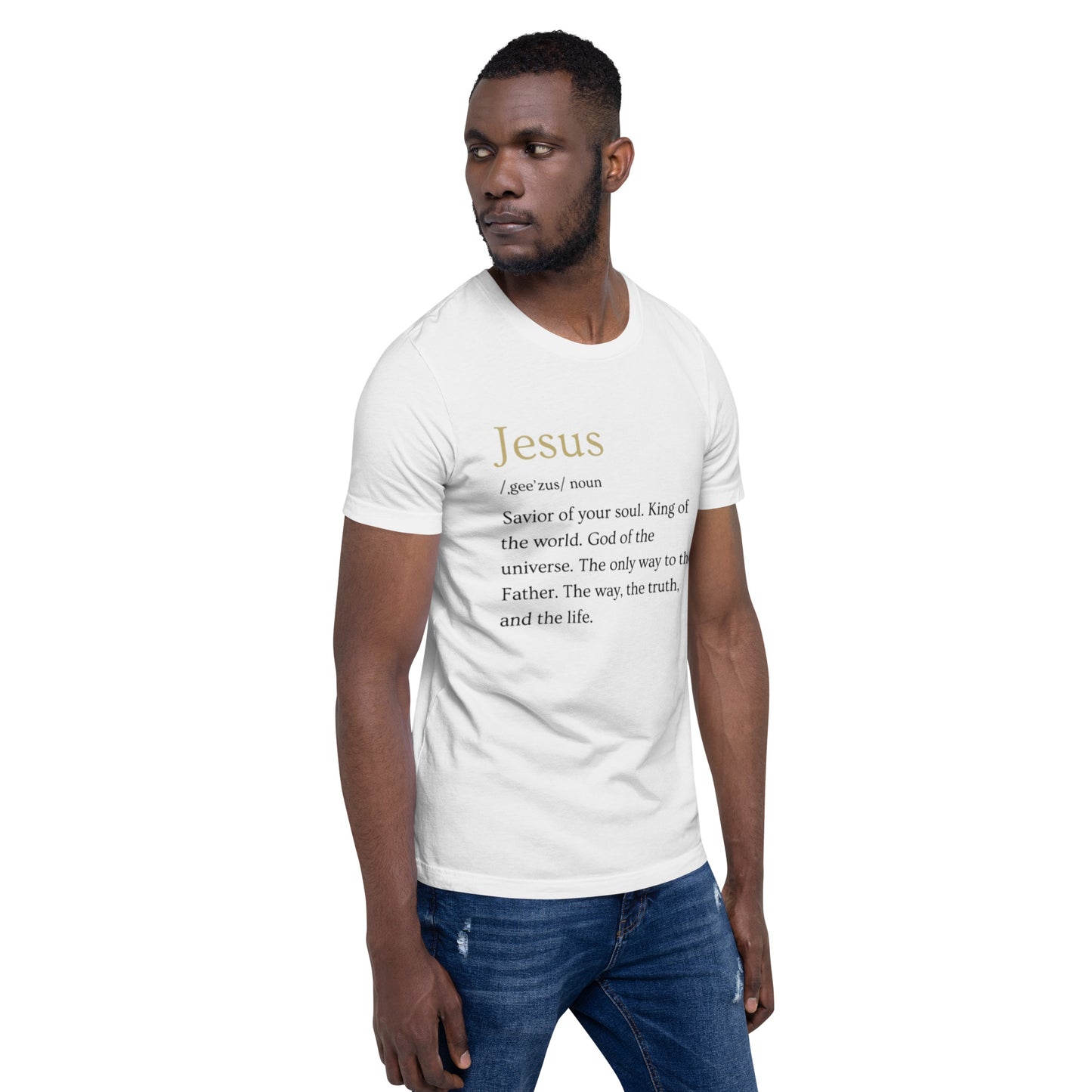 Definition Of Jesus (White) Unisex t-shirt