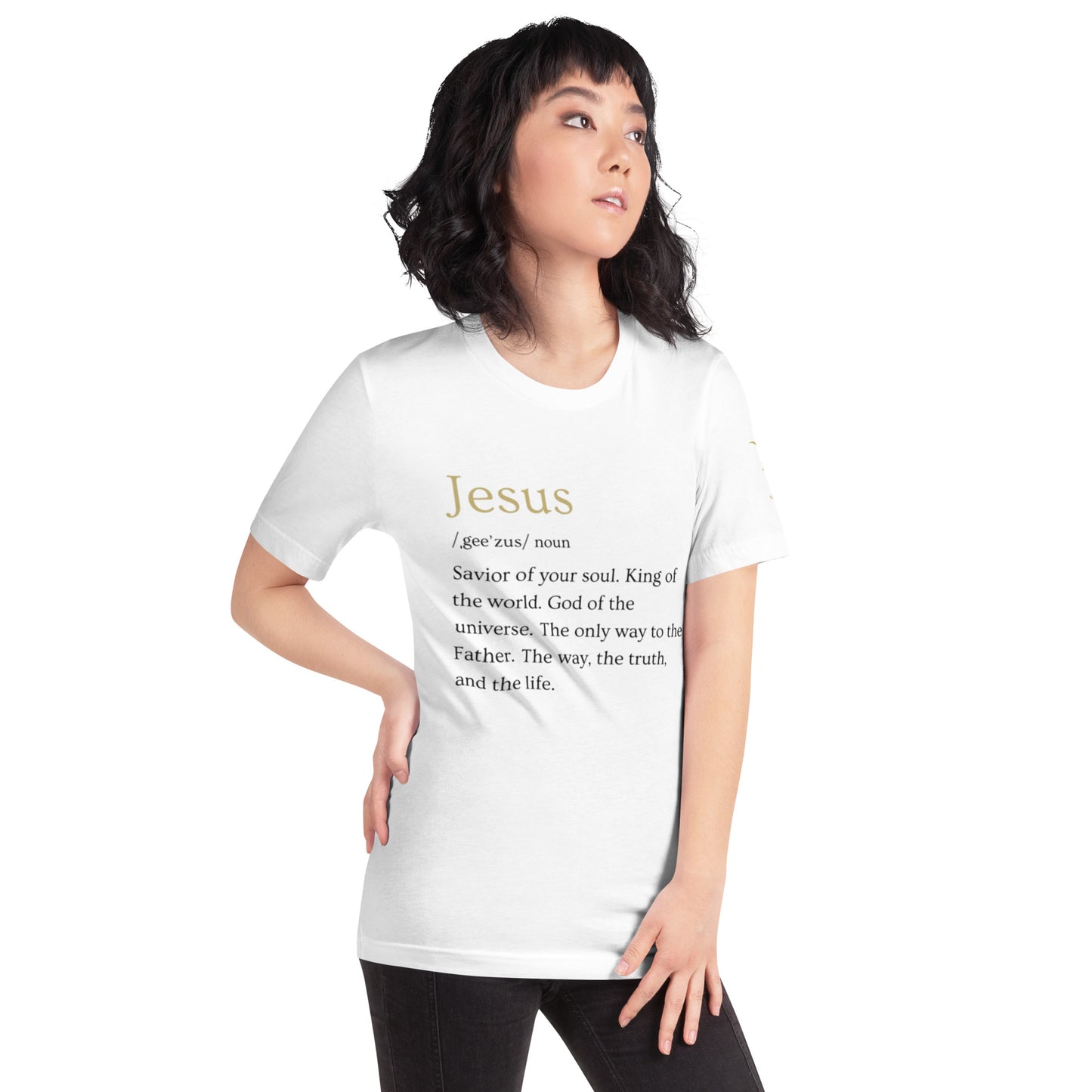 Definition Of Jesus (White) Unisex t-shirt